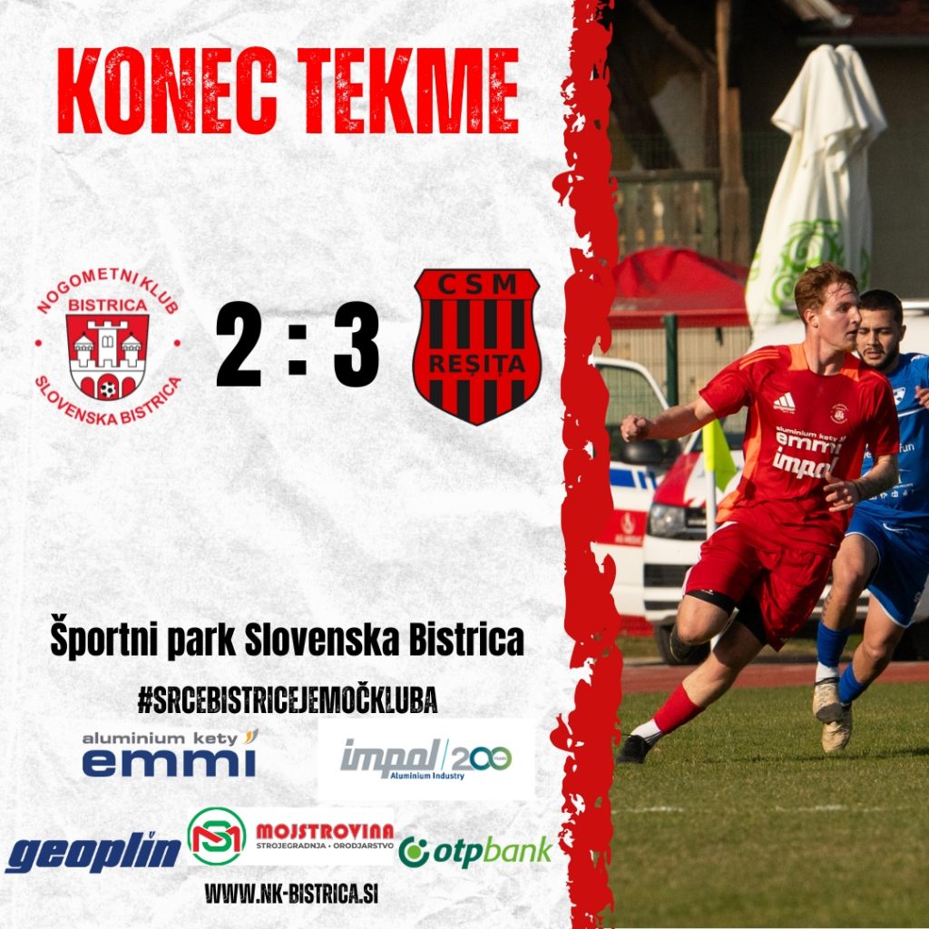 🔴Kljub dobri predstavi poraz proti CSM Reșița (2:3)⚪