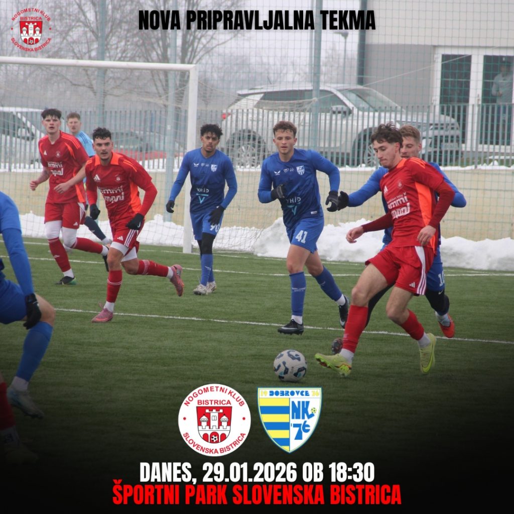 Pripravljalni tekmi v zgoščenem ritmu: remi proti SV Wildon, danes še obračun z NK Dobrovce