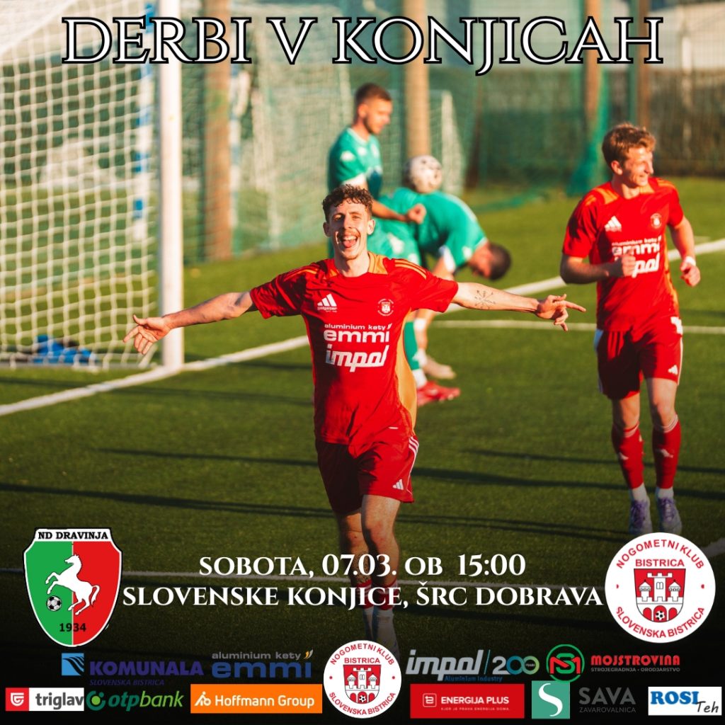 Derbi v Slovenskih Konjicah: Bistrica na gostovanje k Dravinji