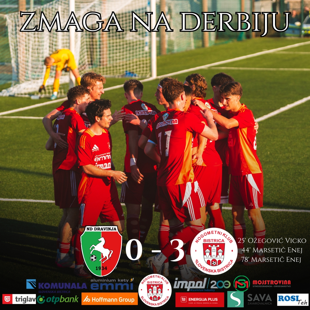 DERBI PRIPADEL BISTRIČANOM