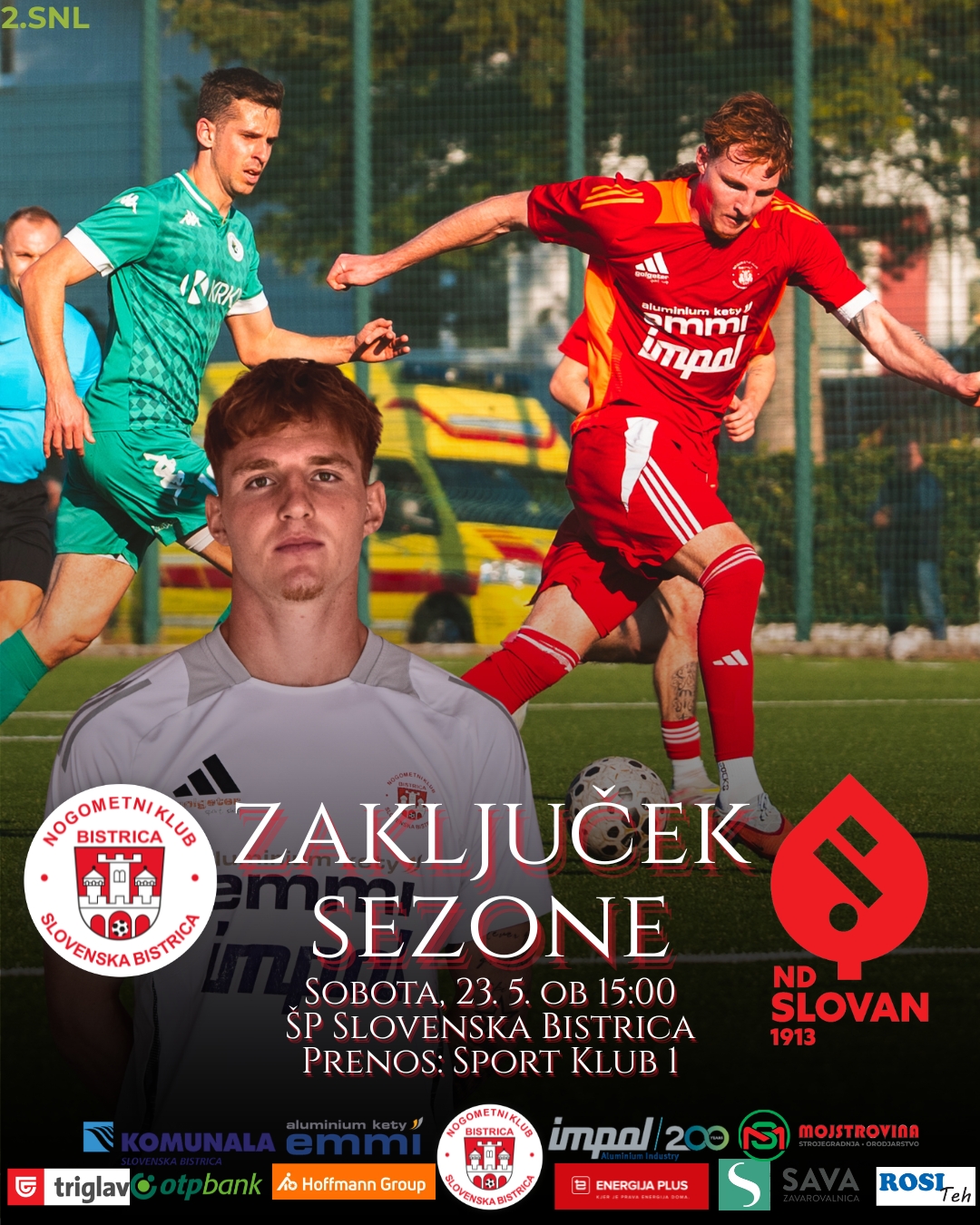 ZAKLJUČEK SEZONE PRED DOMAČIMI NAVIJAČI